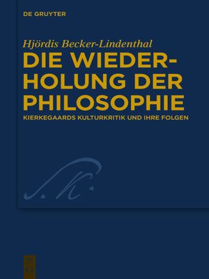 cover image of Die Wiederholung der Philosophie